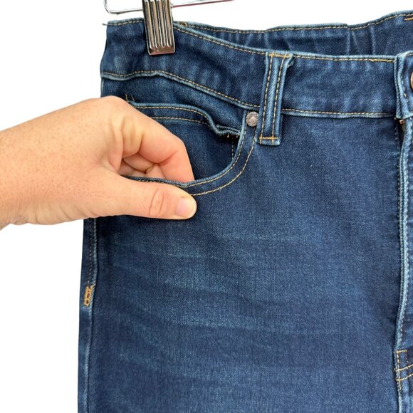 Soft Surroundings Jeans Womens Blue Flex Waist Modal Blend Stretch Denim Size 6 - Picture 10 of 10